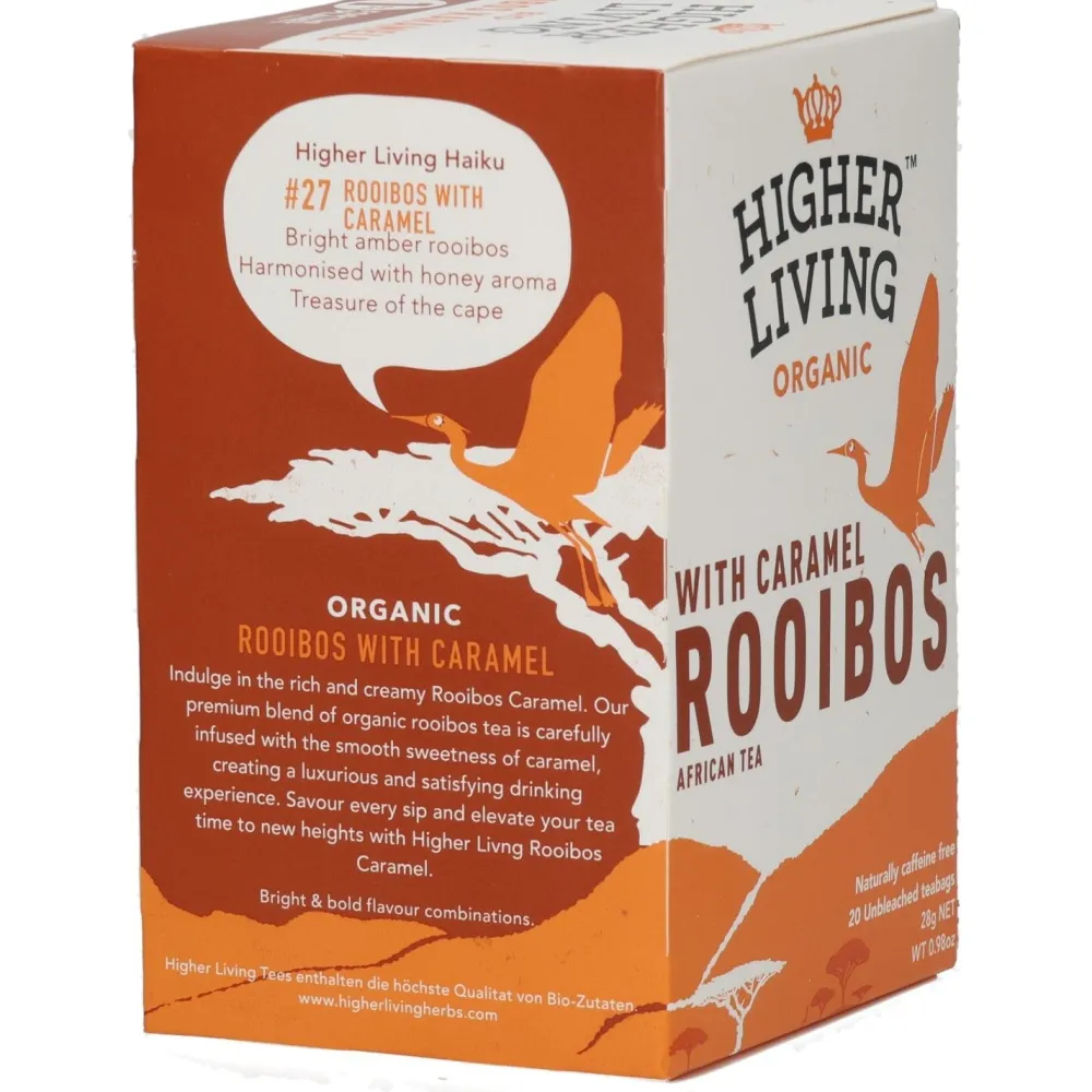 Higher Living™ Bio Karamell Rooibos Tee| Hot