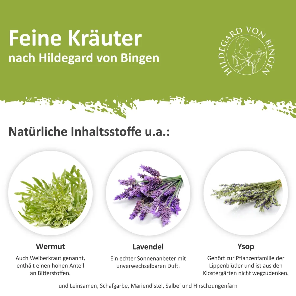Hildegard von Bingen Kräuterkissen für Leberwickel> New