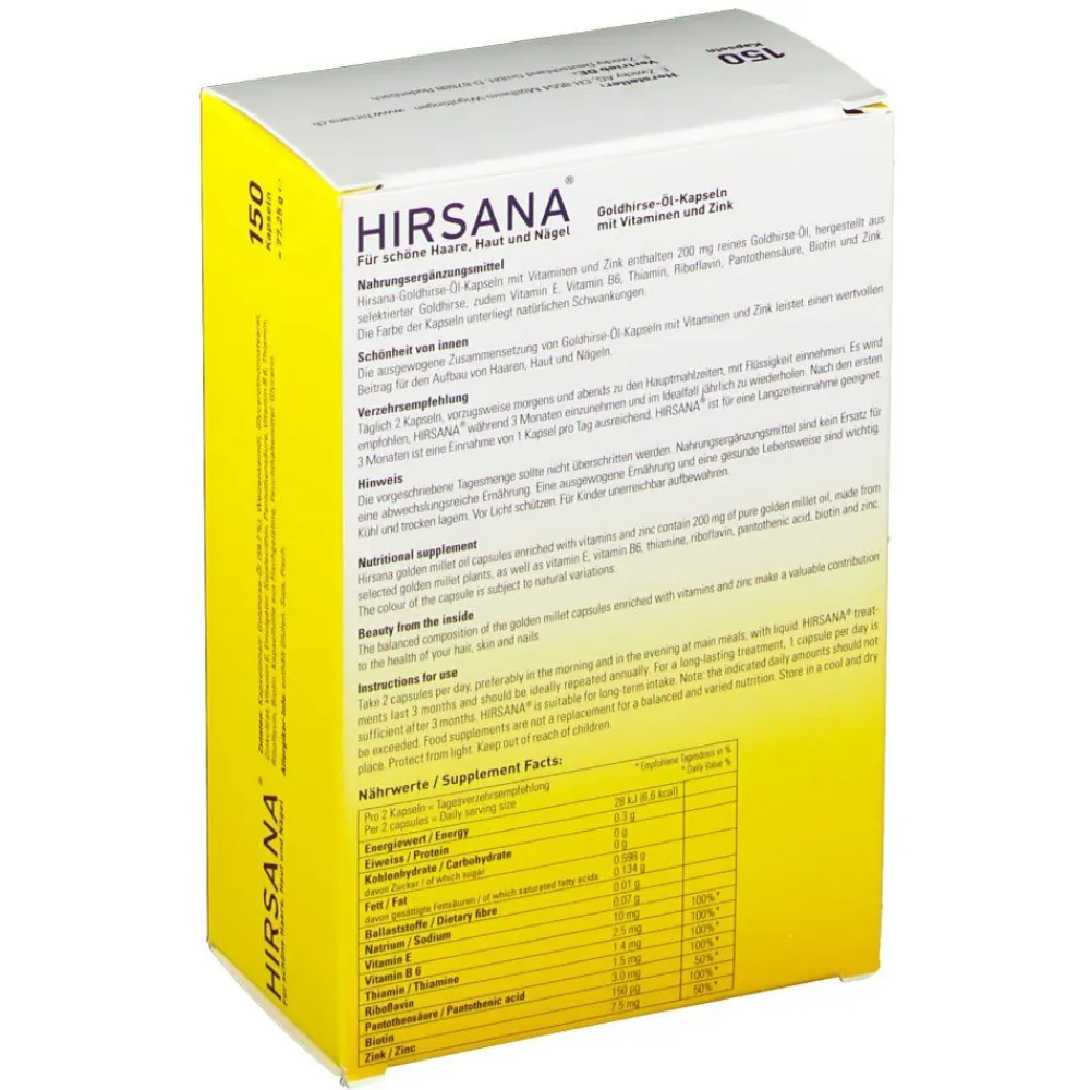 HIRSANA® Goldhirse-Öl-Kapseln>