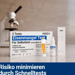 HIXO Eisenmangel (Ferritin) Selbsttest – Schnelltest| Online