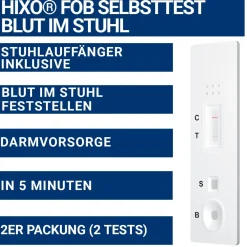 HIXO FOB Schnelltest - Darmkrebstest Früherkennung>