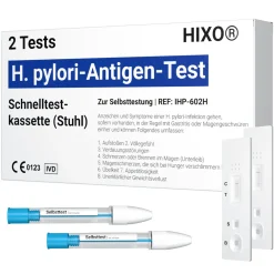 HIXO H. Pylori (Helicobacter Pylori) Schnelltest Stuhl| Hot