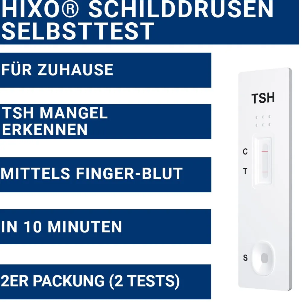 HIXO TSH Schnelltest Schilddrüsenunterfunktion> New