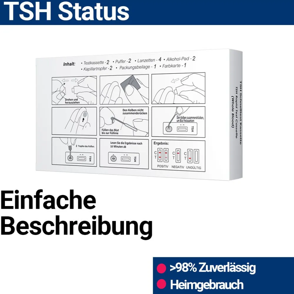 HIXO TSH Schnelltest Schilddrüsenunterfunktion> New