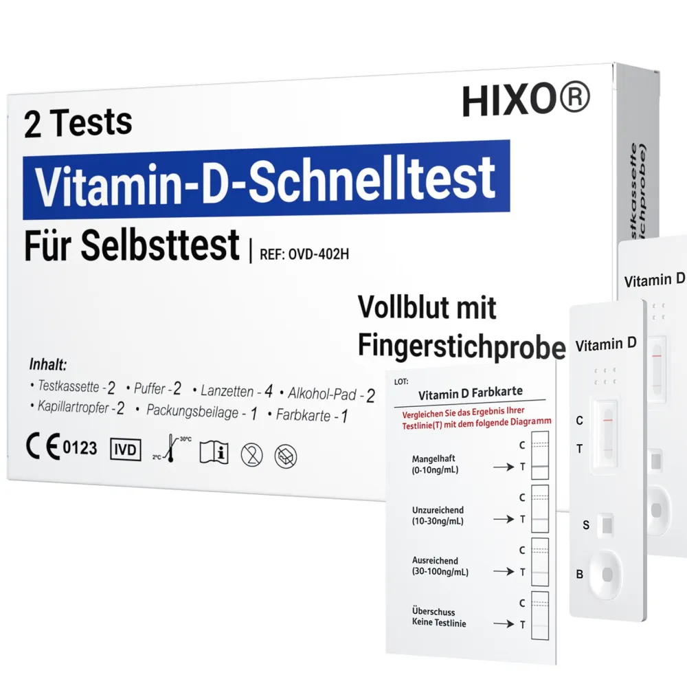HIXO Vitamin D Selbsttest – Schnelltest> Clearance