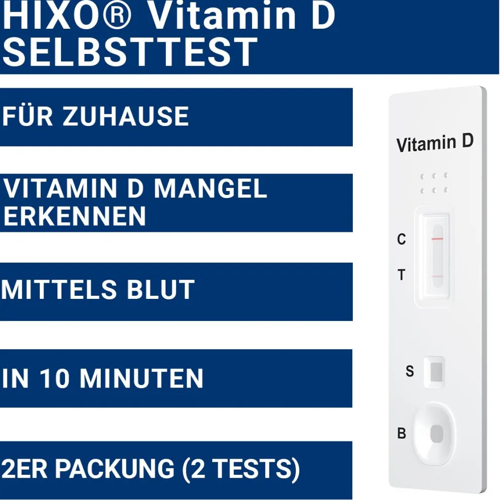 HIXO Vitamin D Selbsttest – Schnelltest> Clearance