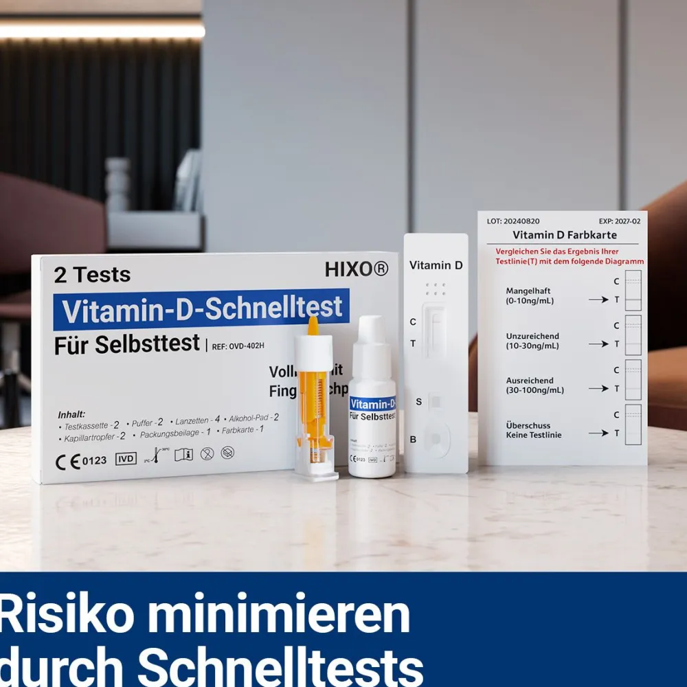 HIXO Vitamin D Selbsttest – Schnelltest> Clearance