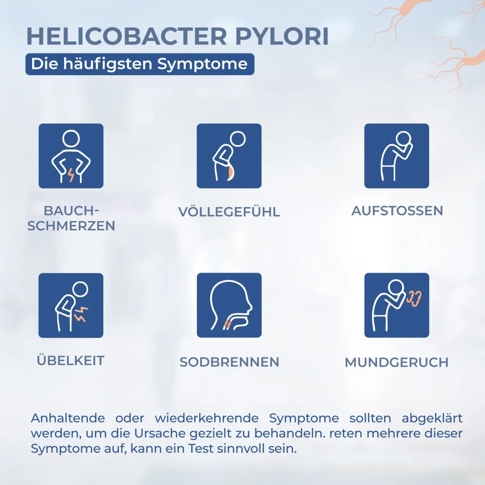 Homehulab 2x Helicobacter Pylori Schnelltest bei Gastritis und Sodbrennen - Ergebnis in Minuten> Clearance