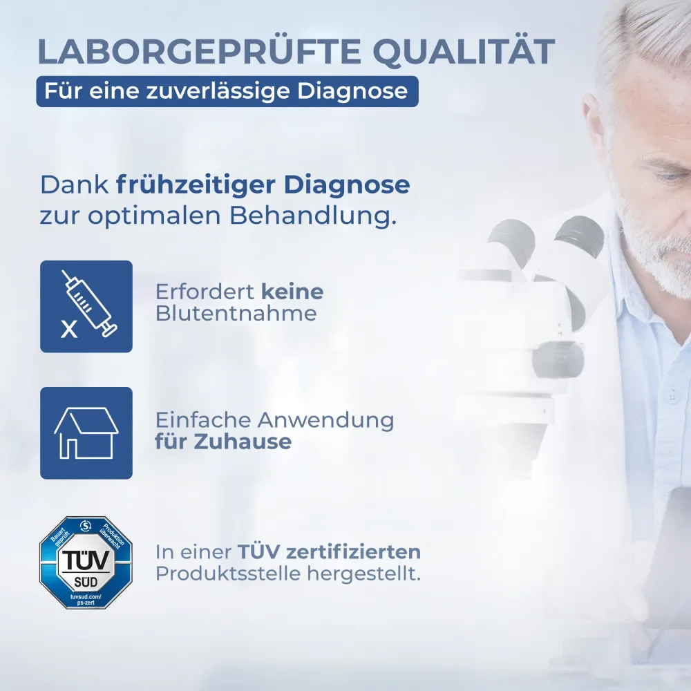 Homehulab 2x Helicobacter Pylori Schnelltest bei Gastritis und Sodbrennen - Ergebnis in Minuten> Clearance