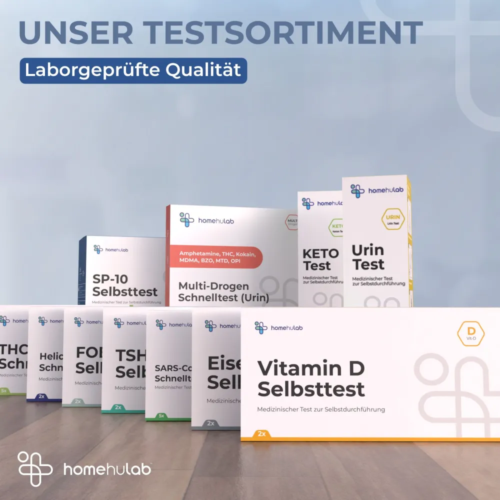 Homehulab 2x Helicobacter Pylori Schnelltest bei Gastritis und Sodbrennen - Ergebnis in Minuten> Clearance