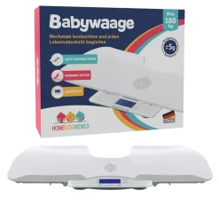 HomeKidsWorld Kombi-Waage Baby & Erwachsene – digital & präzise|