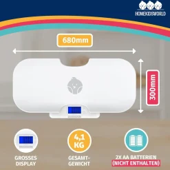 HomeKidsWorld Kombi-Waage Baby & Erwachsene – digital & präzise|