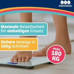 HomeKidsWorld Kombi-Waage Baby & Erwachsene – digital & präzise|