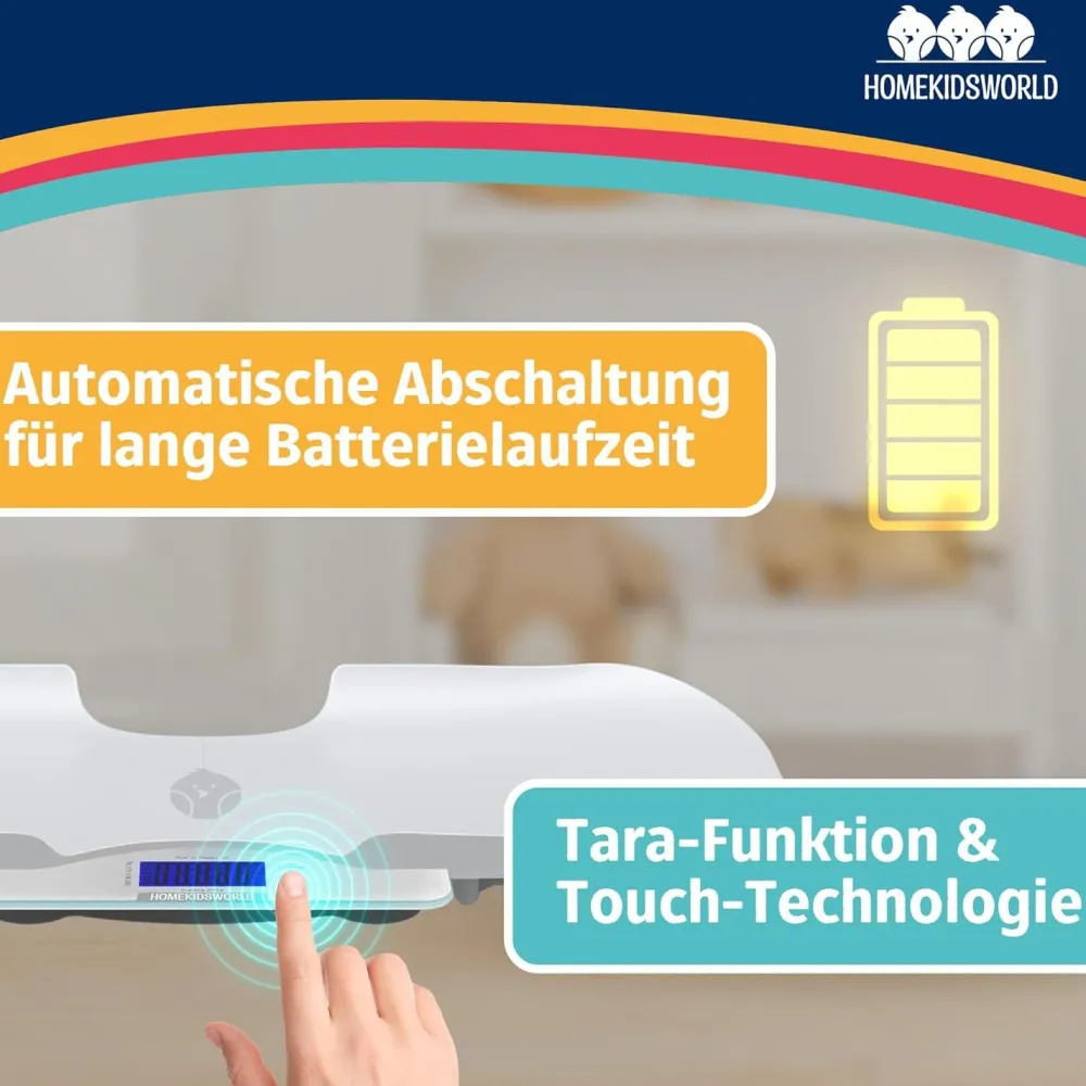 HomeKidsWorld Kombi-Waage Baby & Erwachsene – digital & präzise|