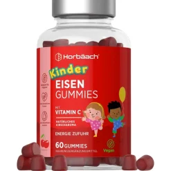 Horbaach Kinder Eisen Vitamin C Gummibärchen> New