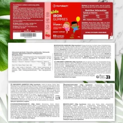 Horbaach Kinder Eisen Vitamin C Gummibärchen><noscript><img width=