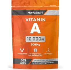 Horbaach Vitamin A Hochdosiert 10000 IE Kapseln> Outlet