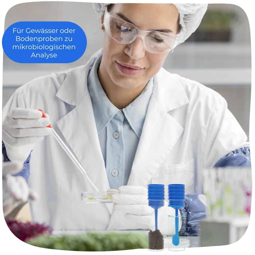 Horn Medical Probenröhrchen / Untersuchungsröhrchen mit integriertem Löffel| Discount