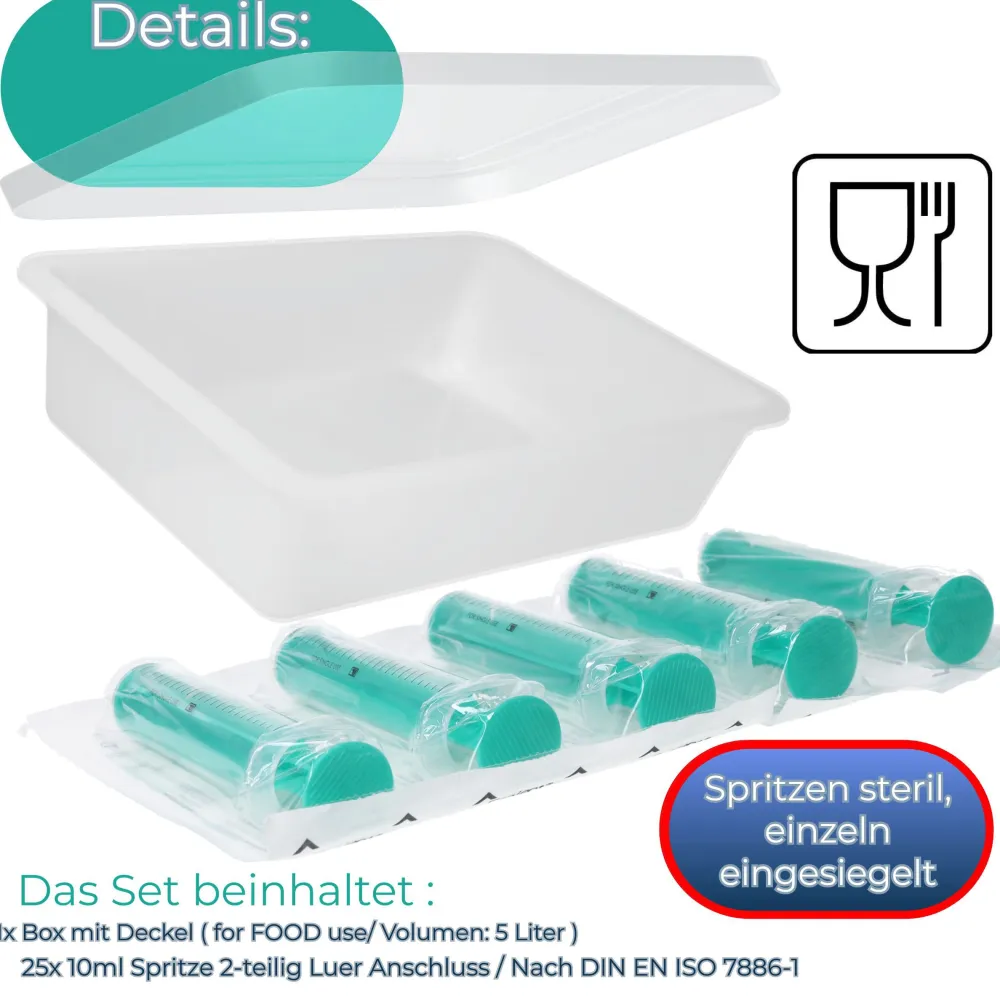 Horn Medical Spritzen-Set in the Box 10ml| Outlet