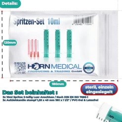 Horn Medical Spritzen-Set 10ml| Best