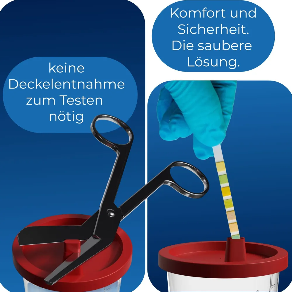 Horn Medical Urinproben-Becher mit Schnappdeckel> Discount