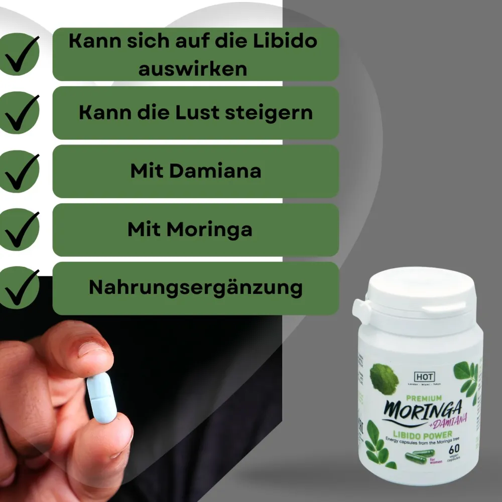 - Moringa Frau Libido Booster|HOT Hot