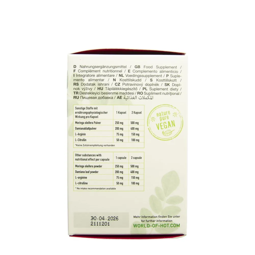 - Moringa Frau Libido Booster|HOT Hot