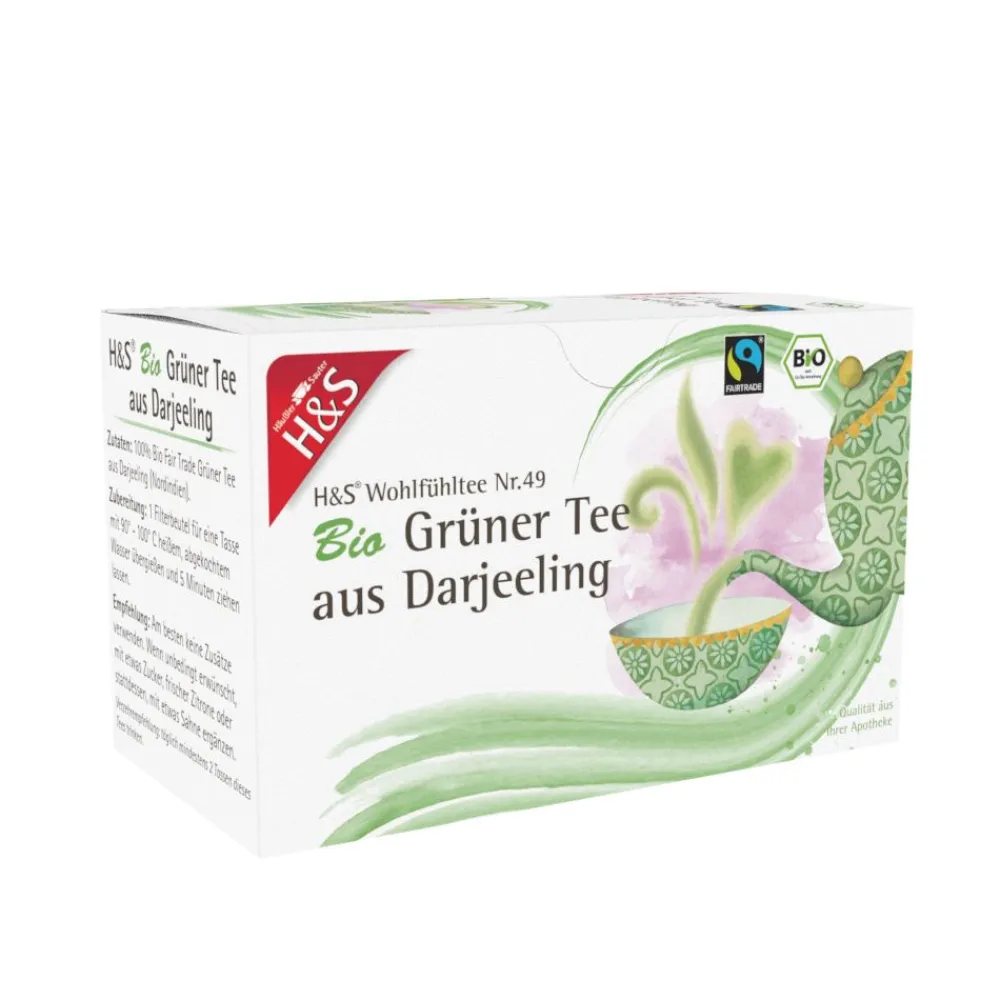H&S Bio Grüner Tee aus Darjeeling>H&S Arzneitee