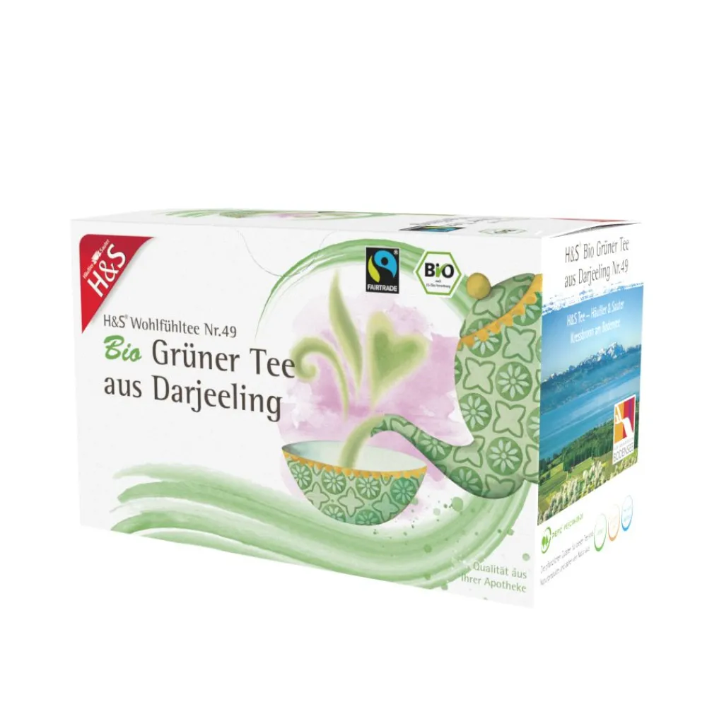 H&S Bio Grüner Tee aus Darjeeling>H&S Arzneitee