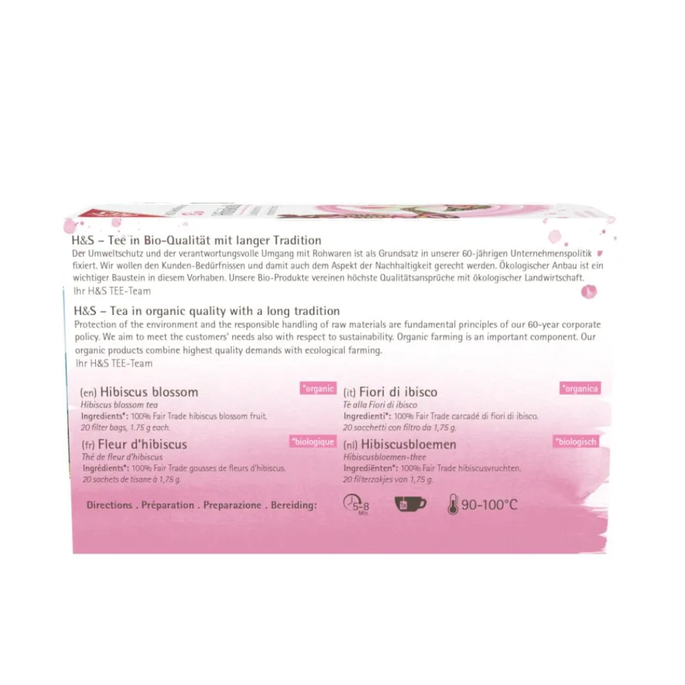 H&S Bio Hibiskusblütentee>H&S Arzneitee
