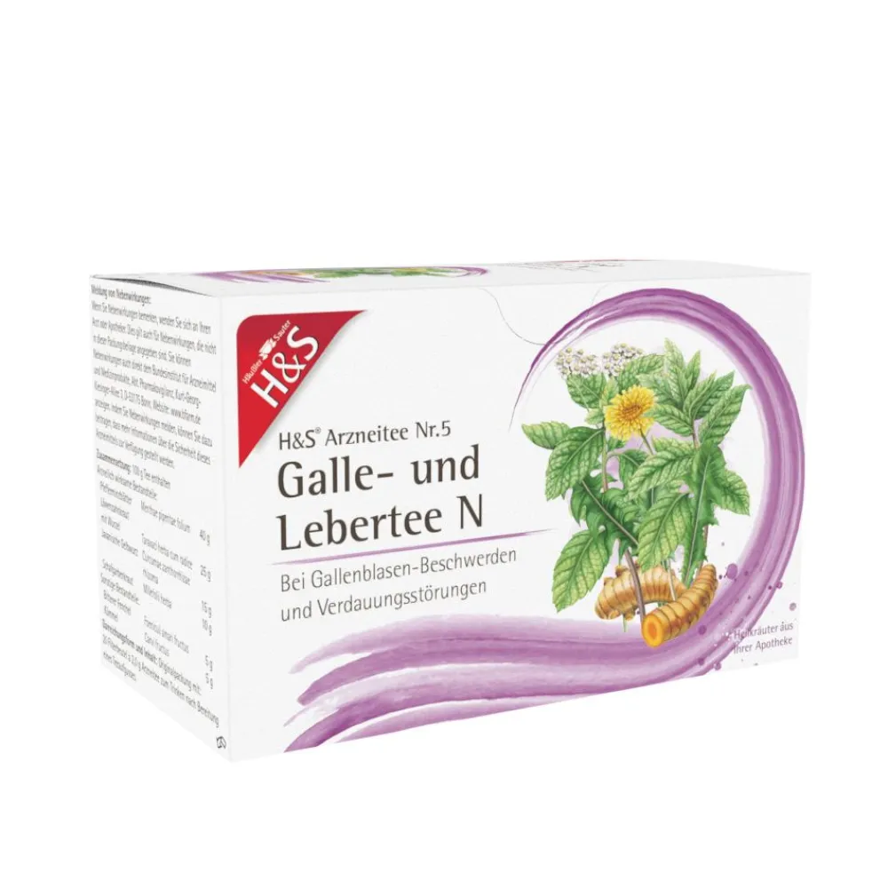 H&S Galle- und Lebertee N Nr. 5|H&S Arzneitee Best