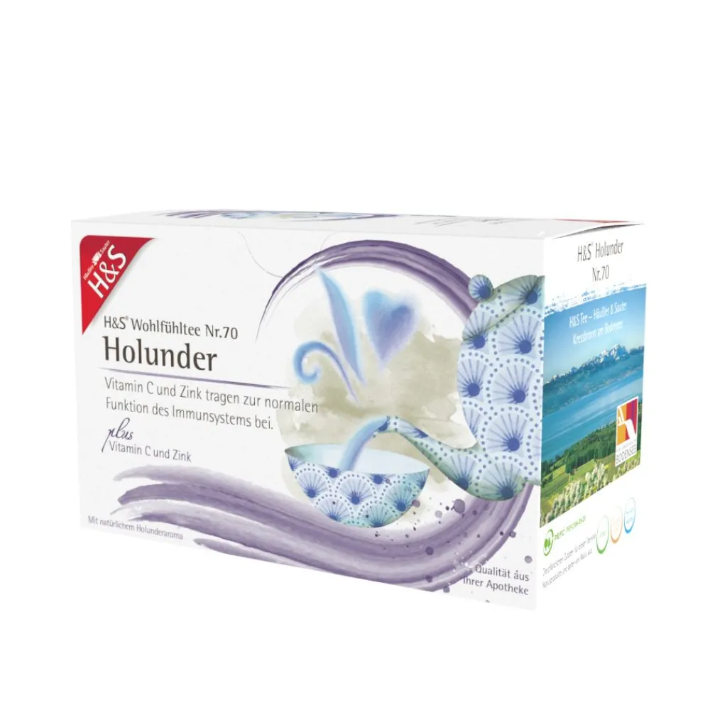 H&S Holunder mit Vitamin C und Zink Filterbeutel>H&S Arzneitee Clearance