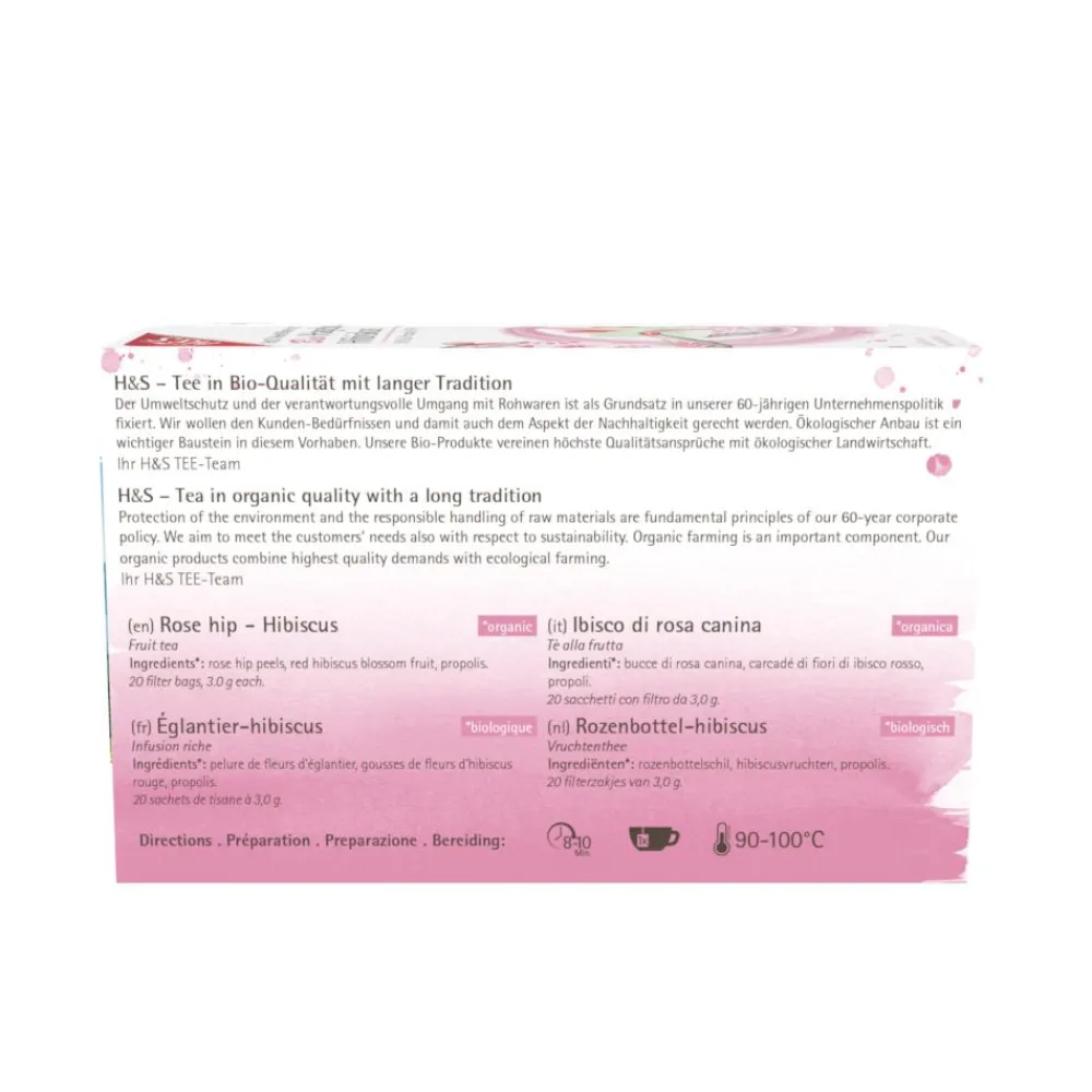H&S Wohlfühltee Hagebutte-Hibiskus|H&S Arzneitee Outlet