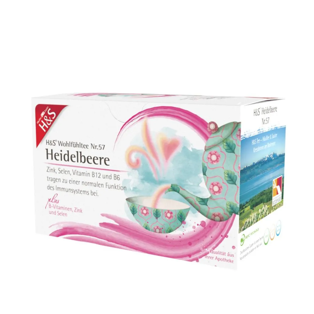 H&S Wohlfühltee plus Heidelbeere>H&S Arzneitee Hot