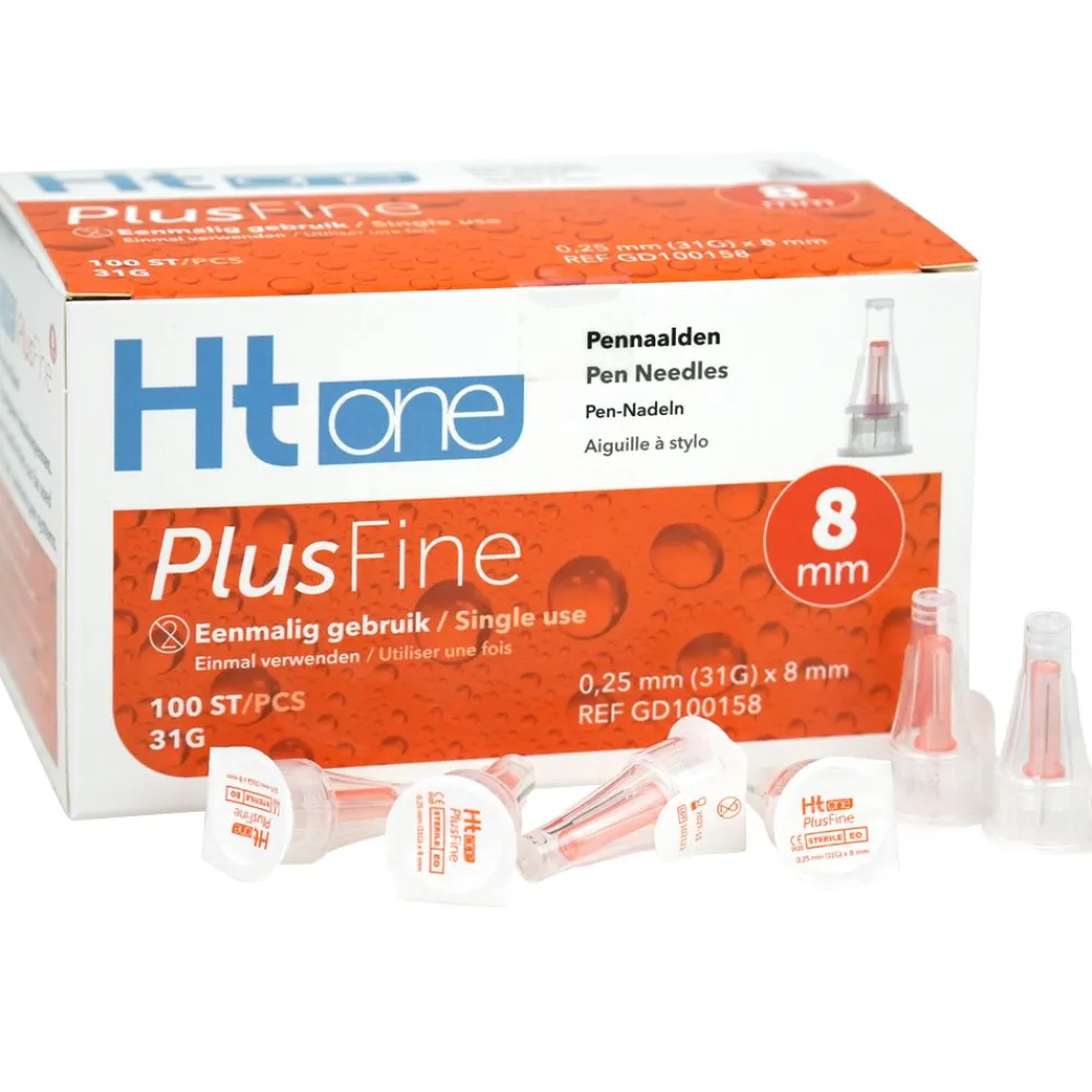 HT One PlusFine 8 mm Pen-Nadeln (31G) - 100 Stück>TESTER Hot