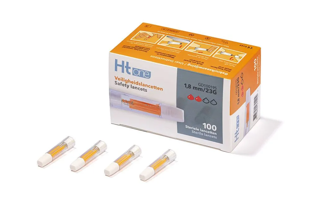 HT One Sicherheitslanzetten (1,8 mm) - 100 Stück|TESTER Clearance