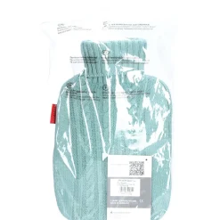 HUGO FROSCH Wärmflasche Klassik 1,8l Strickbezug pastell-blau| Sale