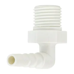 AEROpart Winkel-Schlauchanschlusstülle UNF 9/16" – 6 mm, weiß>HUM Best