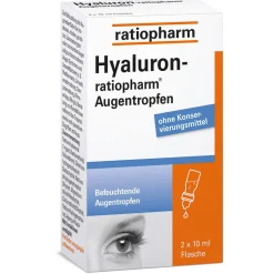 Hyaluron-® Augentropfen – effektive Hilfe bei trockenen und gereizten Augen>ratiopharm