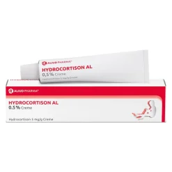 Hydrocortison AL 0,5 % Creme bei allergischen Erkrankungen der Haut>Aliud Clearance