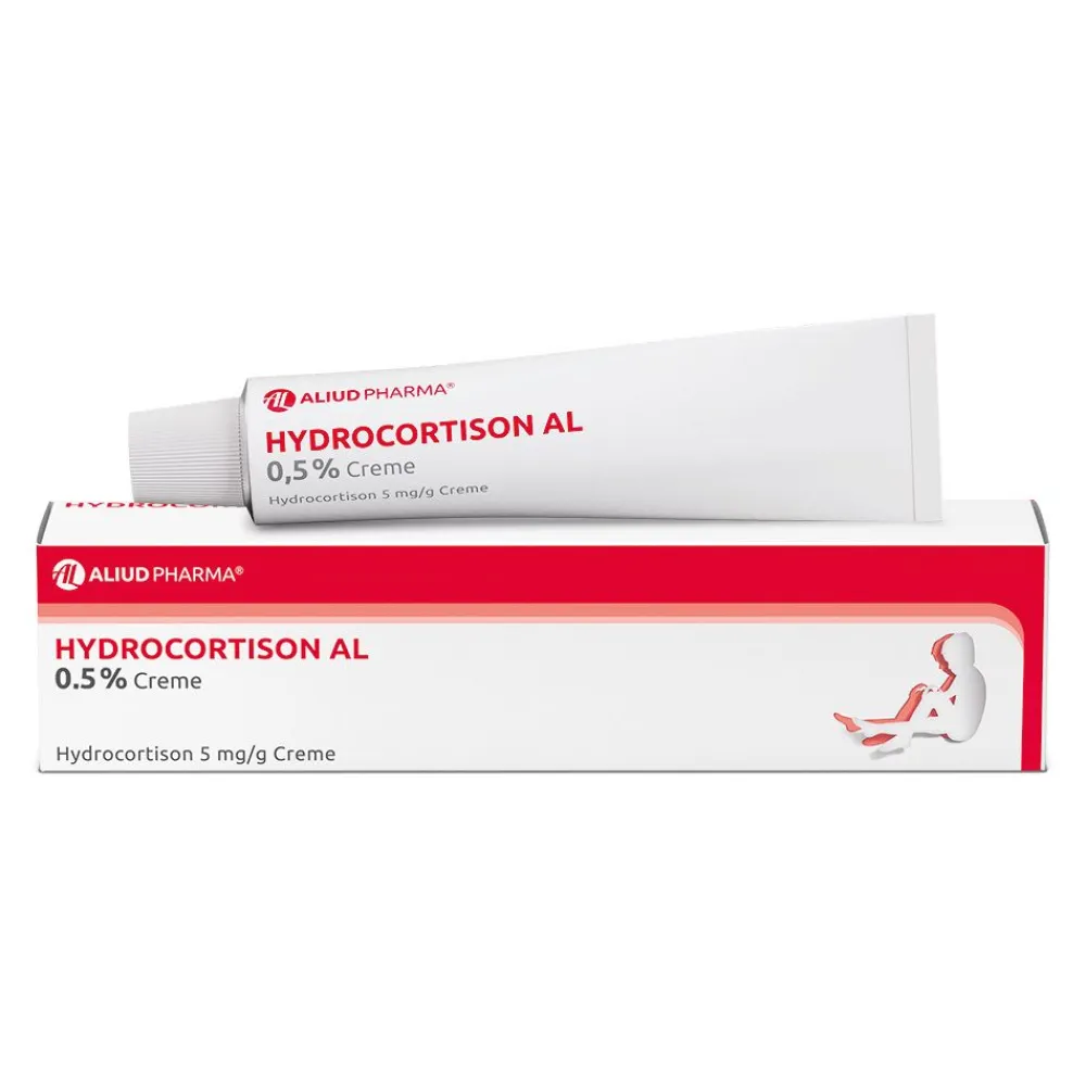 Hydrocortison AL 0,5 % Creme bei allergischen Erkrankungen der Haut>Aliud Clearance