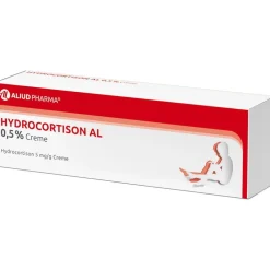 Hydrocortison AL 0,5 % Creme bei allergischen Erkrankungen der Haut>Aliud Clearance