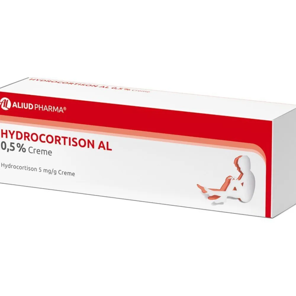 Hydrocortison AL 0,5 % Creme bei allergischen Erkrankungen der Haut>Aliud Clearance