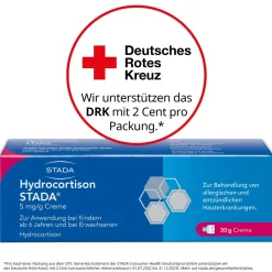 Hydrocortison STADA® 5 mg/g Creme, bei Juckreiz, Sonnenbrand und Insektenstichen| Discount