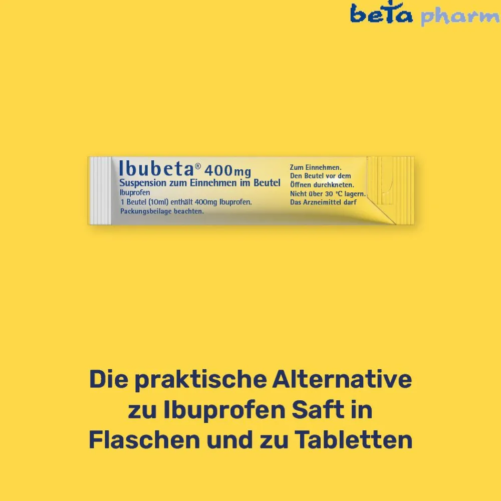 ® 400 mg Suspension zum Einnehmen im Beutel>Ibubeta Best