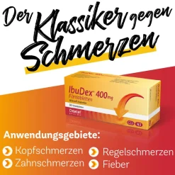 IbuDex® 400 mg, bei Kopfschmerzen, Zahnschmerzen und Fieber> Hot