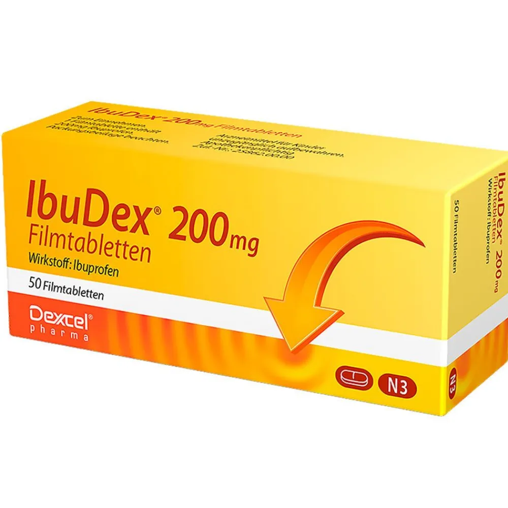 IbuDex® 200 mg, bei Kopfschmerzen, Zahnschmerzen und Fieber|