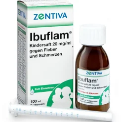 Ibuflam® Kindersaft 20 mg/ml bei Fieber und leichten bis mäßig starken Schmerzen| Online
