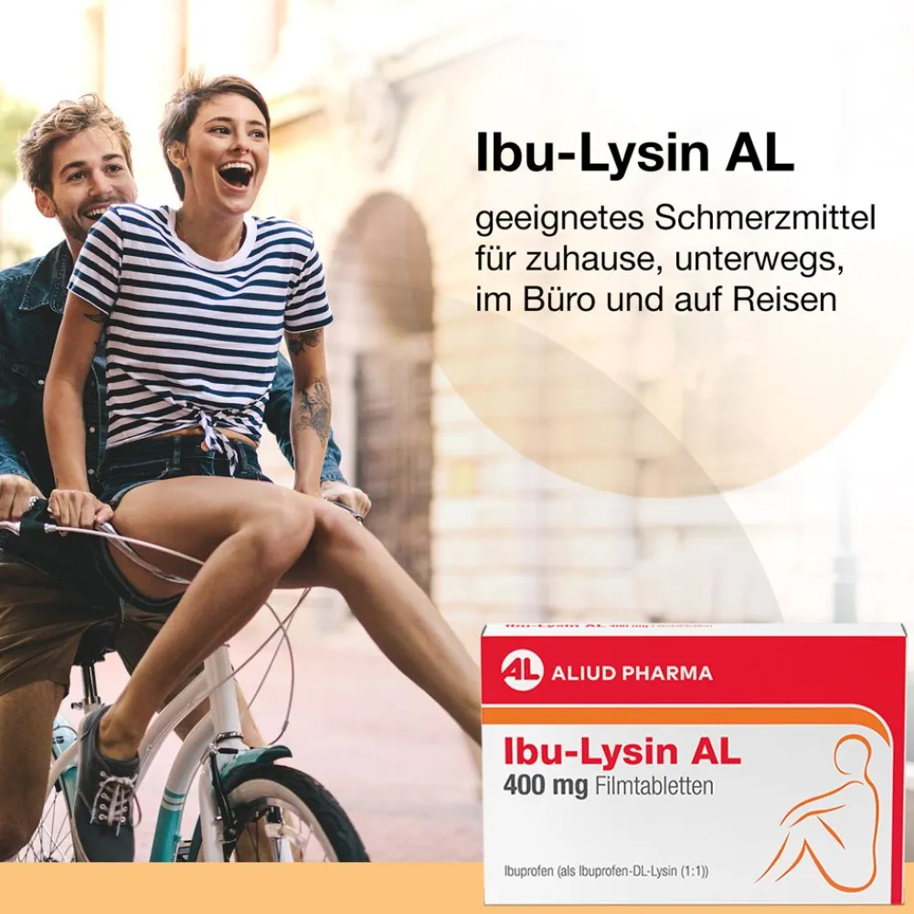 Ibu-Lysin AL 400 mg Filmtabletten bei akuten Schmerzen>