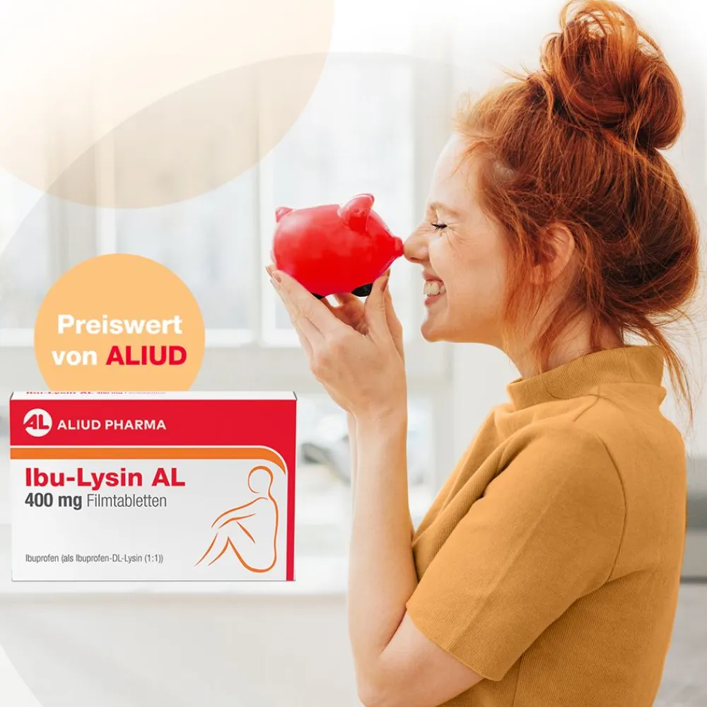Ibu-Lysin AL 400 mg Filmtabletten bei akuten Schmerzen>
